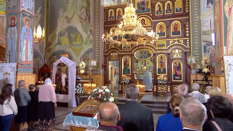 Liturgia prawosławna z cerkwi w Czeremsze