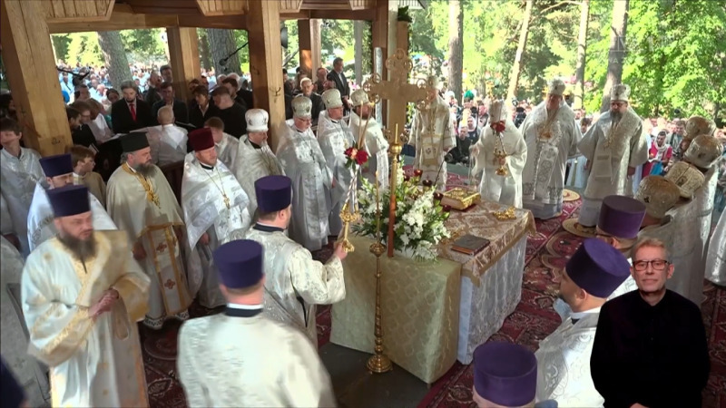 Liturgia prawosławna na Św. Górze Grabarce