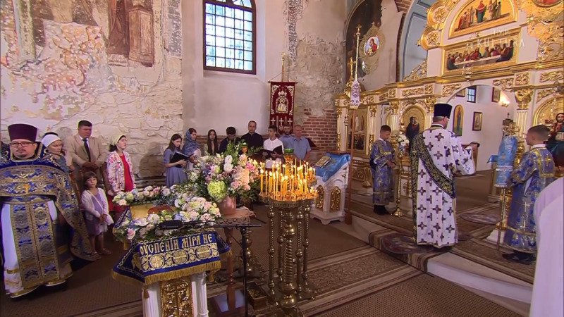 Liturgia prawosławna w cerkwi w Szczebrzeszynie