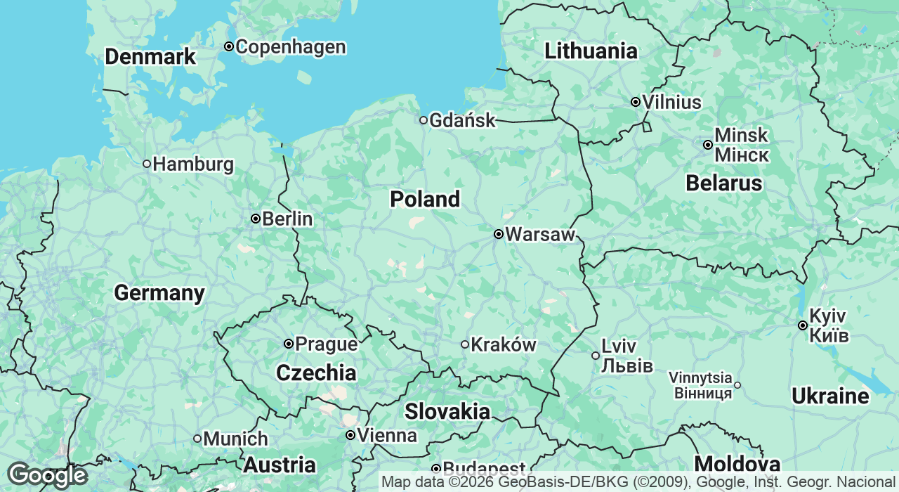 Mapa parafii prawosławnych w Polsce