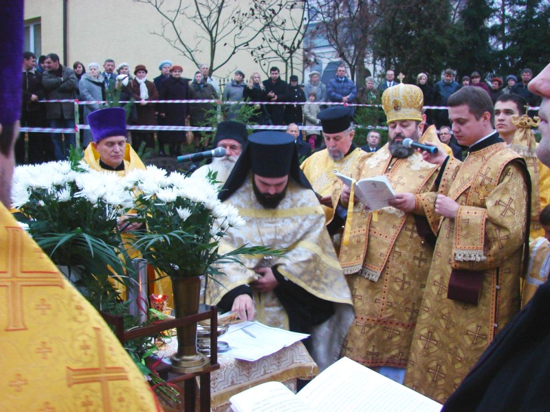 Wmurowanie i poświecenia kamienia węgielnego w Biłgoraju