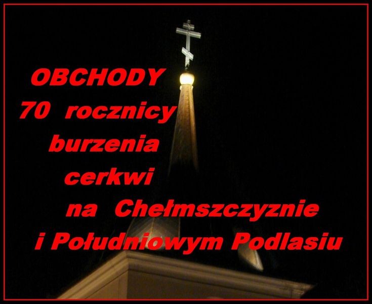 "Kto niszczy świątynię Boga..."
