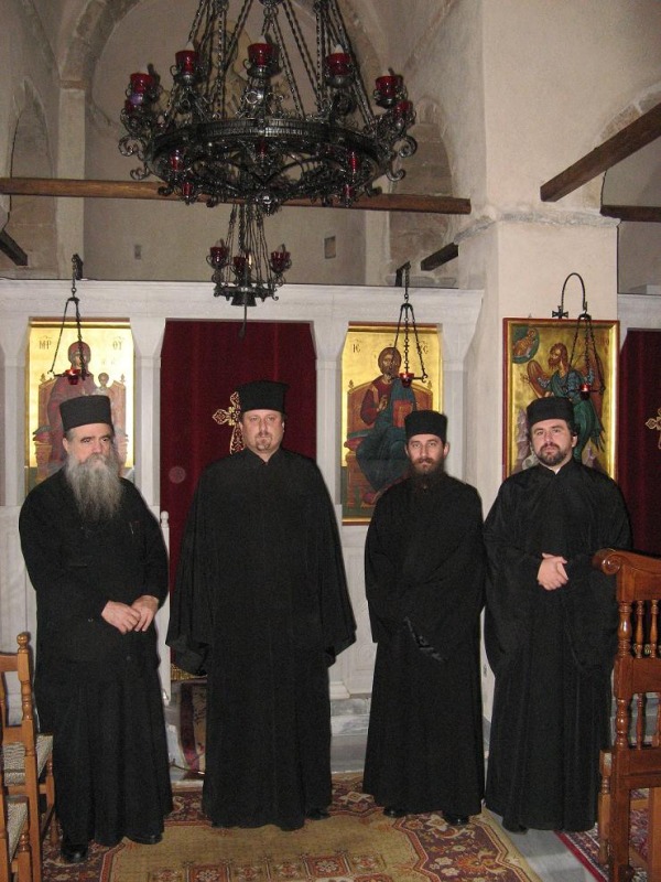 Polscy duchowni z wizytą w monasterze w Grecji