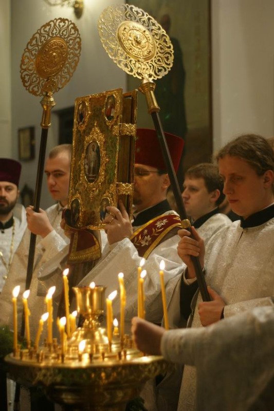 Władyka Jerzy w parafii na Woli