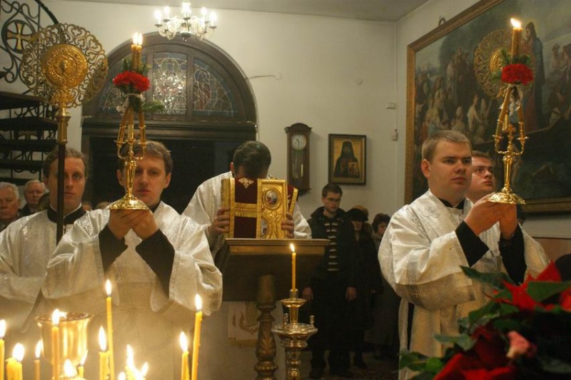 Noworoczny molebień w wolskiej świątyni