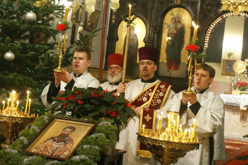 Noworoczny molebień w wolskiej świątyni