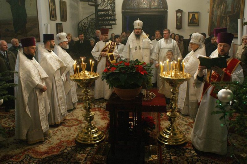Noworoczny molebień w wolskiej świątyni