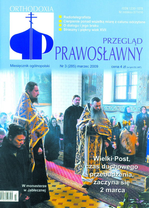 W marcowym "Przeglądzie Prawosławnym"