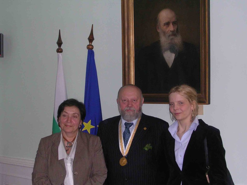 Wysokie odznaczenie Bułgarskiej Akademii Nauk dla prof. Aleksandra Naumowa