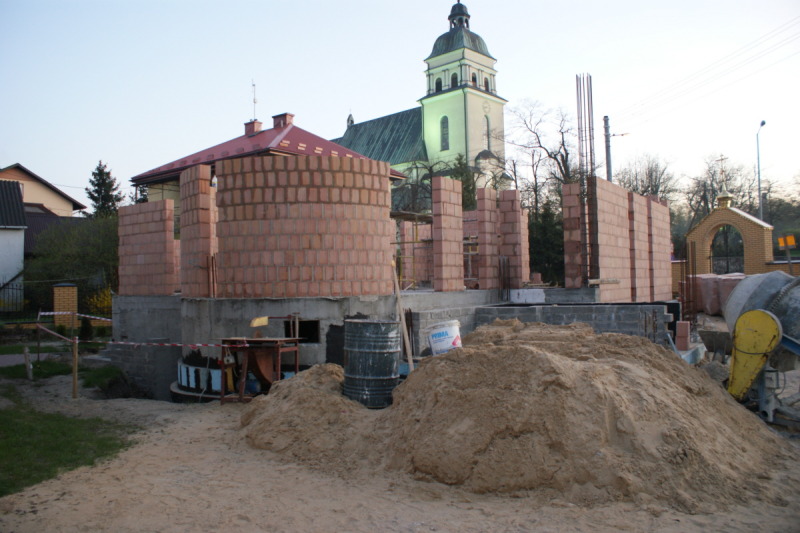 Budowa cerkwi w Biłgoraju