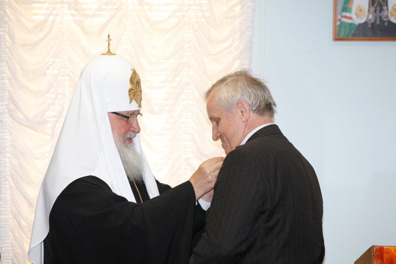 Eugeniusz Czykwin odznaczony przez patriarchę Cyryla