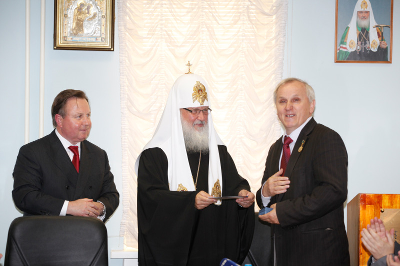 Eugeniusz Czykwin odznaczony przez patriarchę Cyryla
