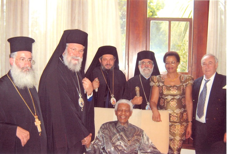 Abp Chryzostom odwiedził Nelsona Mandelę