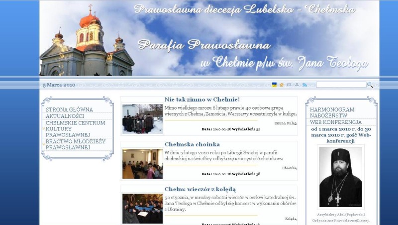 Chełm: parafialna strona internetowa