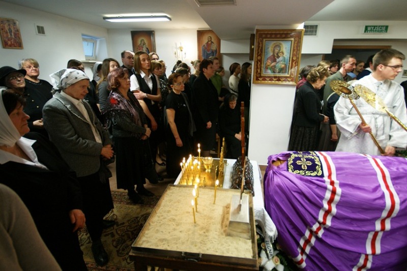 Liturgiczne pożegnanie w kaplicy św. Bazylego Martysza