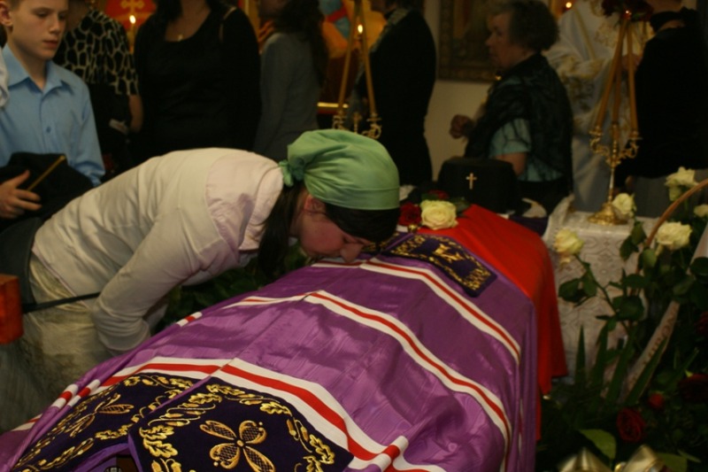 Liturgiczne pożegnanie w kaplicy św. Bazylego Martysza