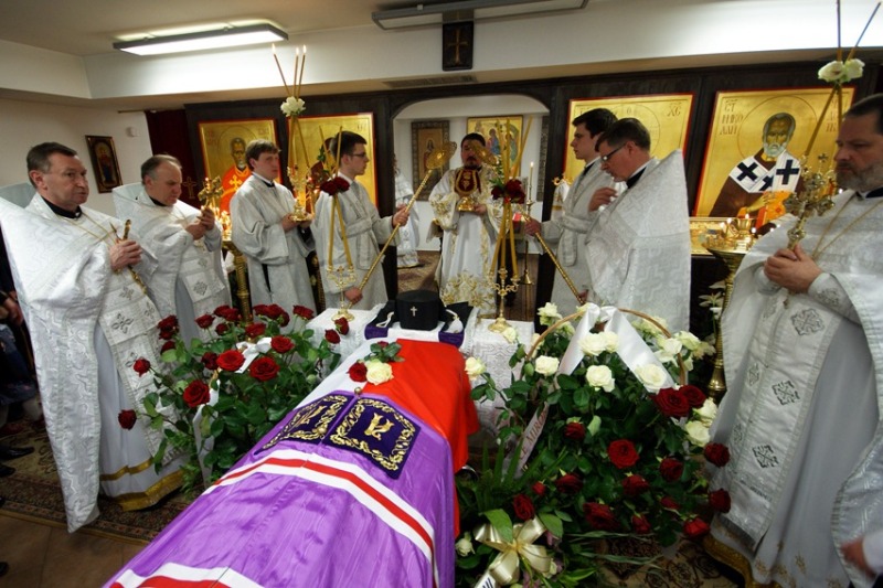 Liturgiczne pożegnanie w kaplicy św. Bazylego Martysza