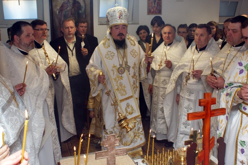 Liturgiczne pożegnanie w kaplicy św. Bazylego Martysza