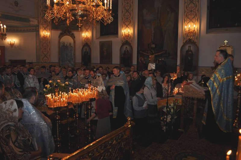 Akatyst przed ikoną Bogurodzicy w Terespolu