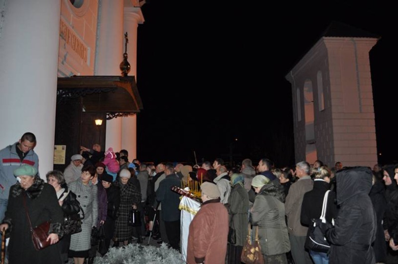 Akatyst przed ikoną Bogurodzicy w Terespolu