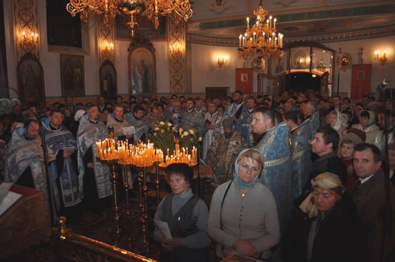 Akatyst przed ikoną Bogurodzicy w Terespolu