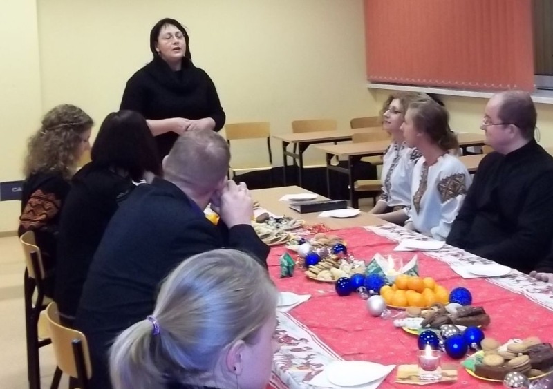 Spotkanie wigilijne Slawistycznego Koła Studenckiego w Olsztynie