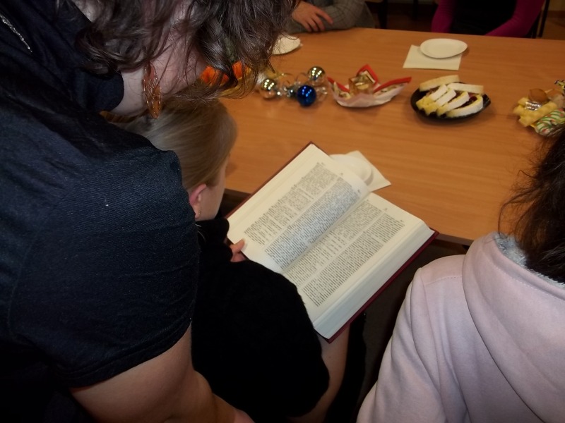 Spotkanie wigilijne Slawistycznego Koła Studenckiego w Olsztynie