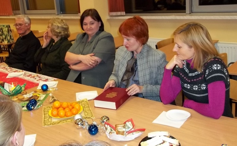 Spotkanie wigilijne Slawistycznego Koła Studenckiego w Olsztynie