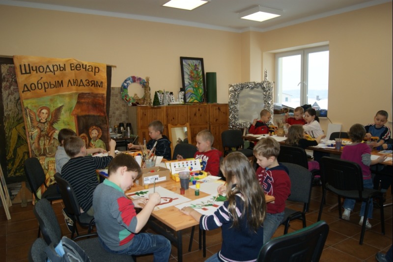 Dzieci z ELEOS na zimowisku w Gródku