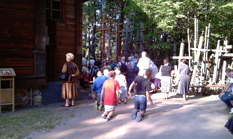 Początek uroczystości na św. górze Grabarce