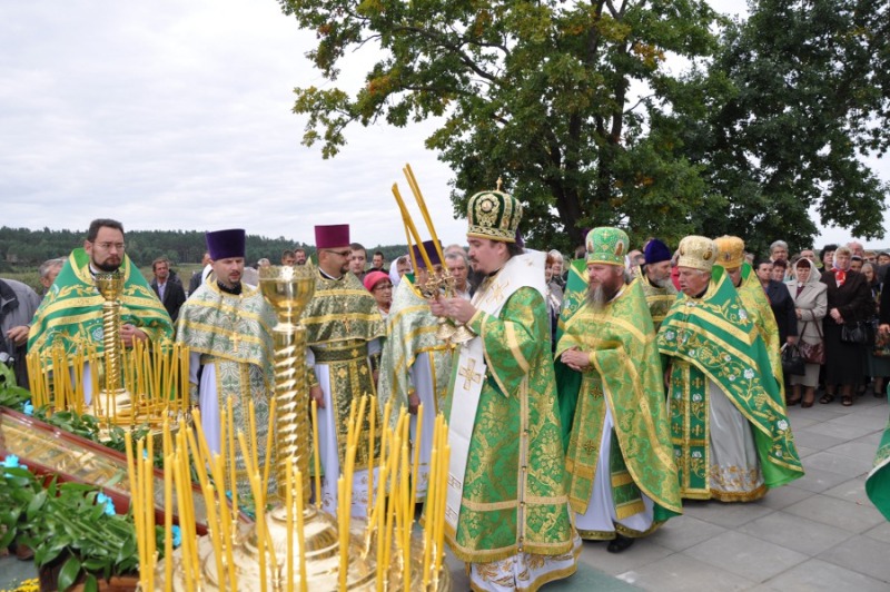 Uroczystości w skicie w Odrynkach