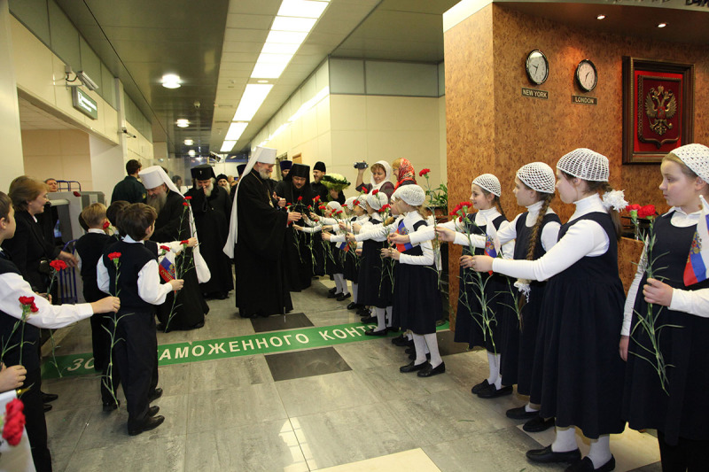 Metropolita Sawa przybył do Moskwy