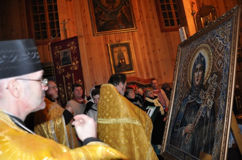 Ikona św. Eufrozyny z Połocka w Bielsku Podlaskim
