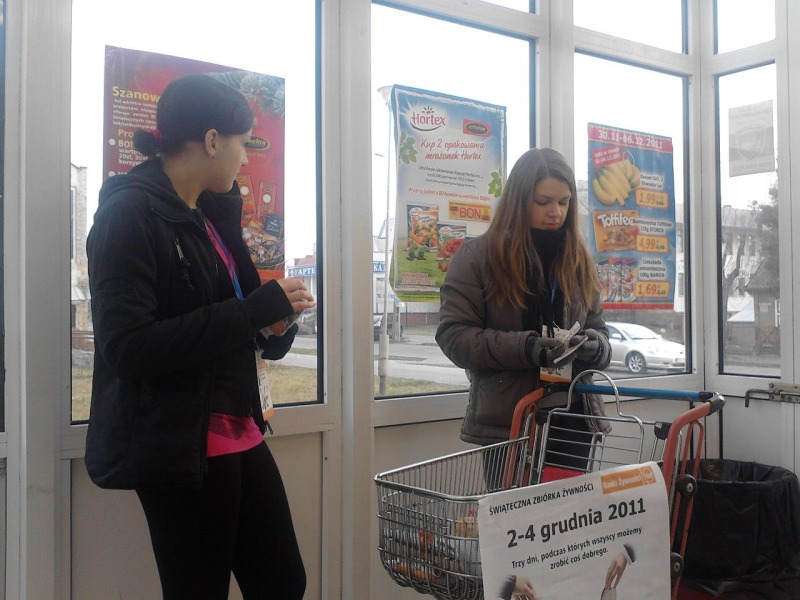 Zbiórka żywności w Bielsku Podlaskim