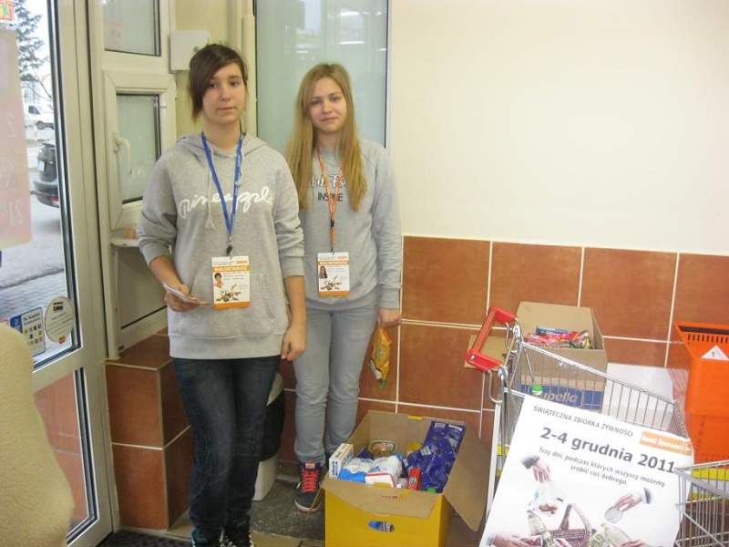 Zbiórka żywności w Bielsku Podlaskim