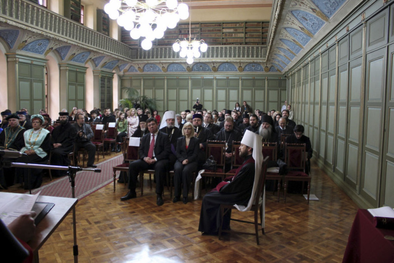 Metropolita Hilarion doktorem honoris causa Uniwersytetu w Preszowie