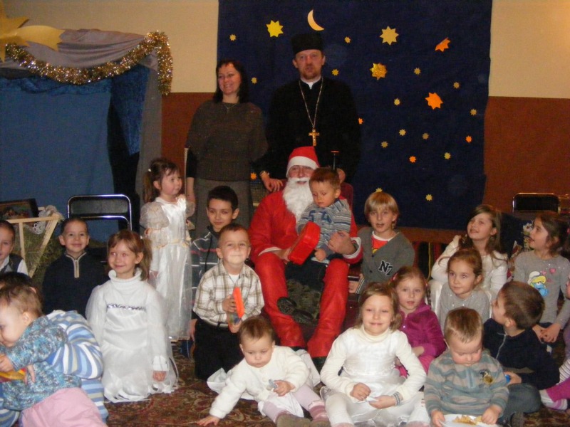 Choinka parafialna w Boratyńcu Ruskim