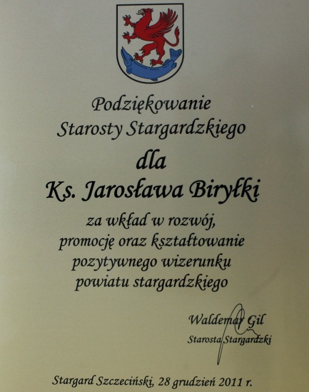 Zasłużeni dla powiatu