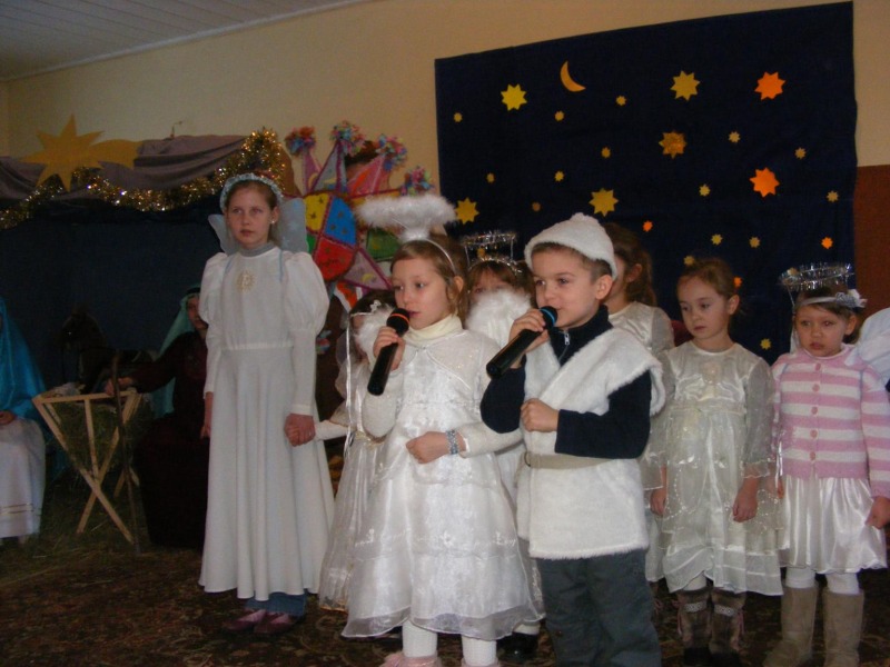 Choinka parafialna w Boratyńcu Ruskim