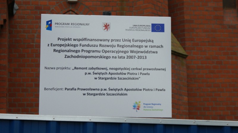 Remont cerkwi w Stargardzie Szczecińskim