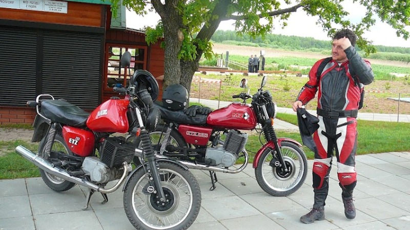Wyjazd motocyklistów do cerkwi w Odrynkach