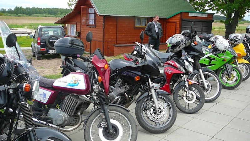 Wyjazd motocyklistów do cerkwi w Odrynkach