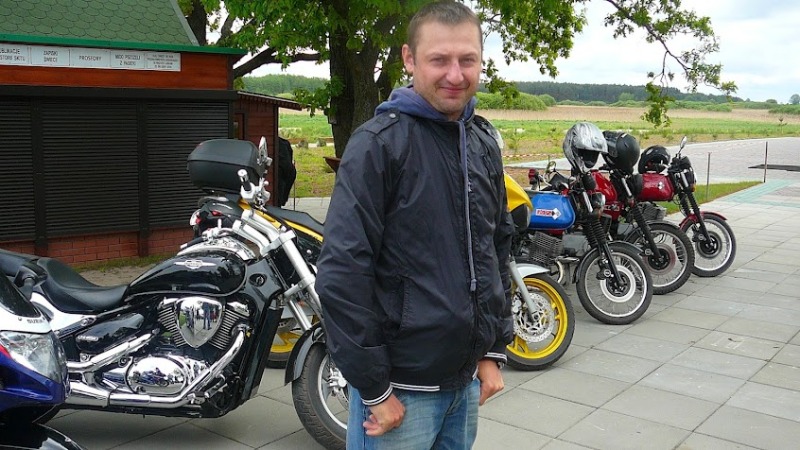 Wyjazd motocyklistów do cerkwi w Odrynkach