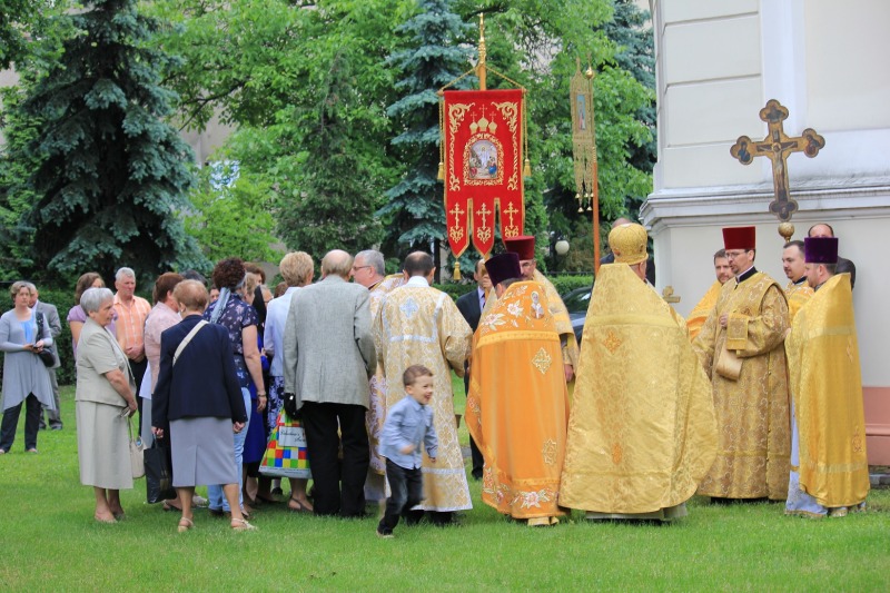 Poświęcenie polichromii w piotrkowskiej cerkwi