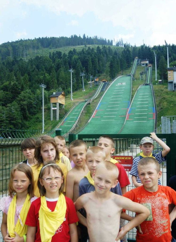 Dzieci z ELEOS na obozie w Wiśle