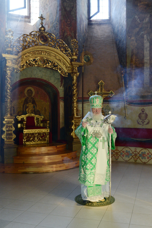 Rosja: uroczystości w ławrze św. Trójcy