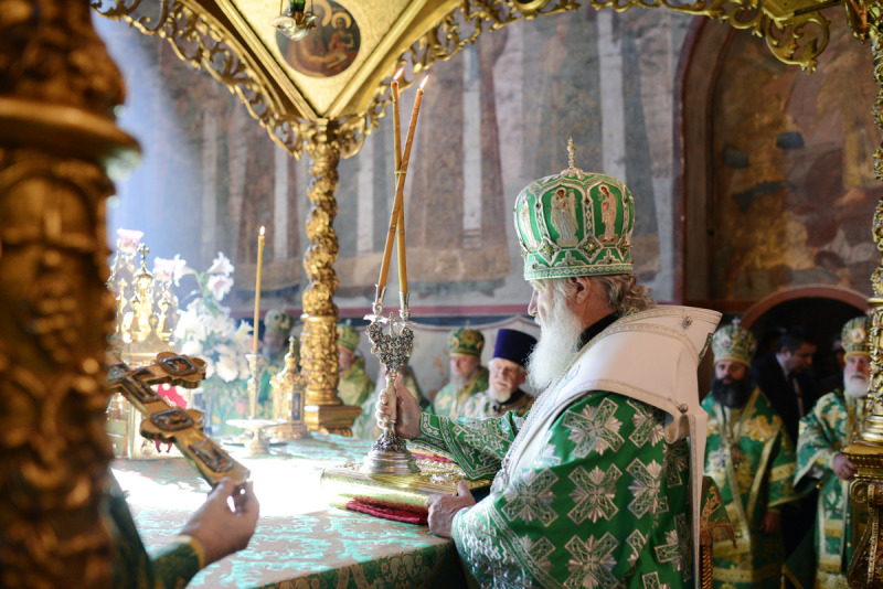 Rosja: uroczystości w ławrze św. Trójcy