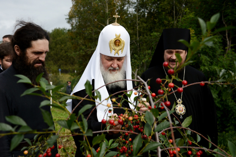 Patriarcha Cyryl na Sołowkach