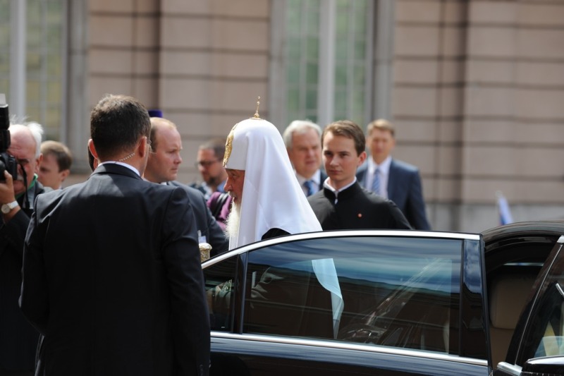 Patriarcha Cyryl przybył na Zamek Królewski w Warszawie