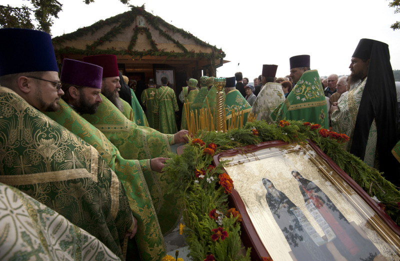 Uroczystości w skicie w Odrynkach